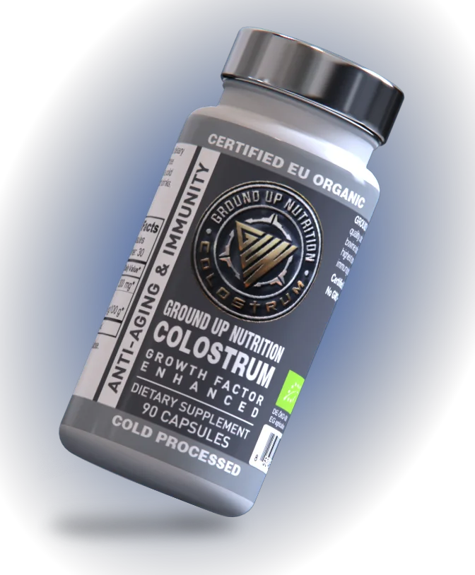 Single bottle of Gun Colostrum anti-aging and immunity supplement